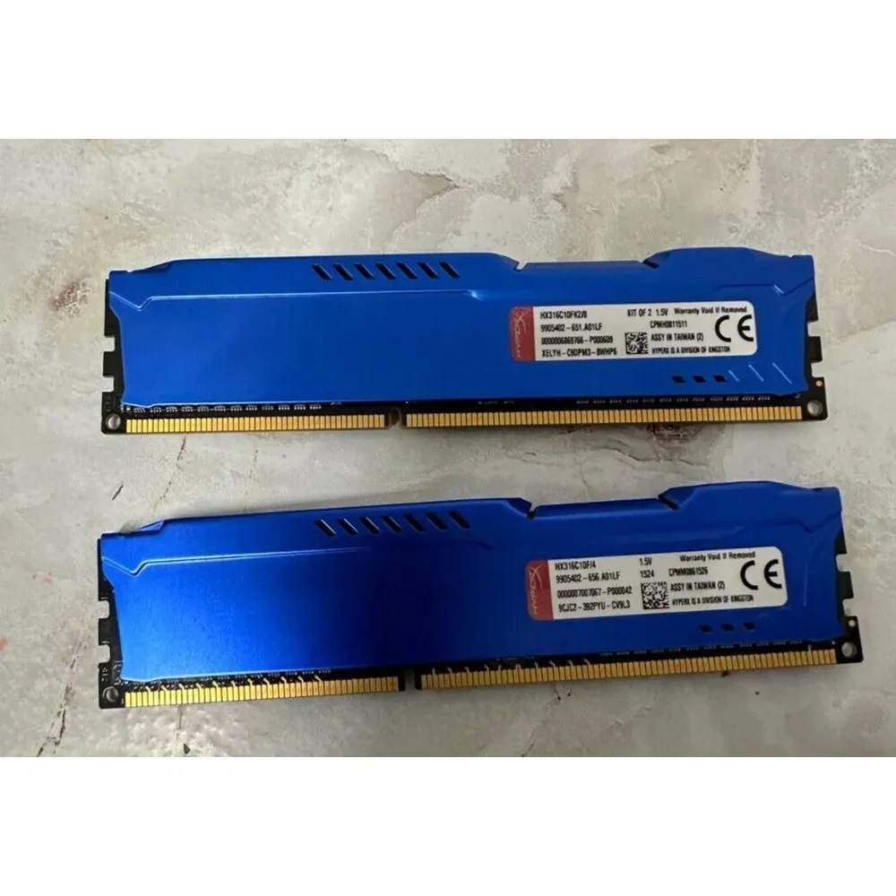 Kingston HyperX Fury 8GB 2x4GB DDR3‎ 1600 PC3-12800 RAM HX316C10F/4